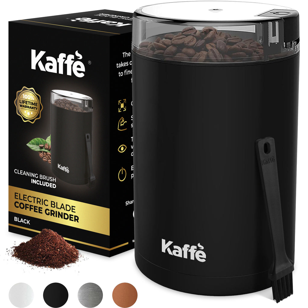 Kaffe KF2010 Electric Blade Coffee Grinder (Black) – Kaffe Products