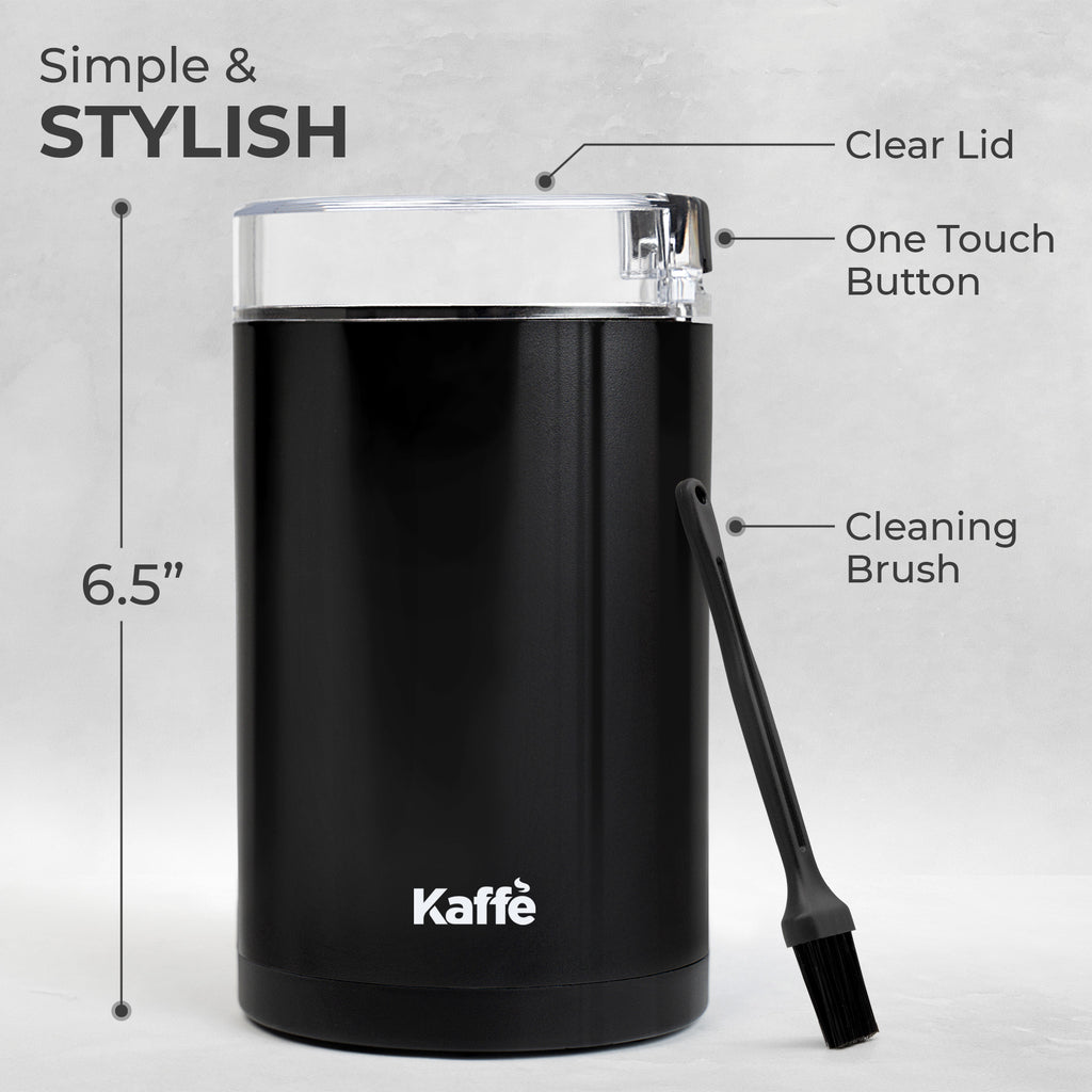 Kaffe KF2010 Electric Blade Coffee Grinder (Black) – Kaffe Products
