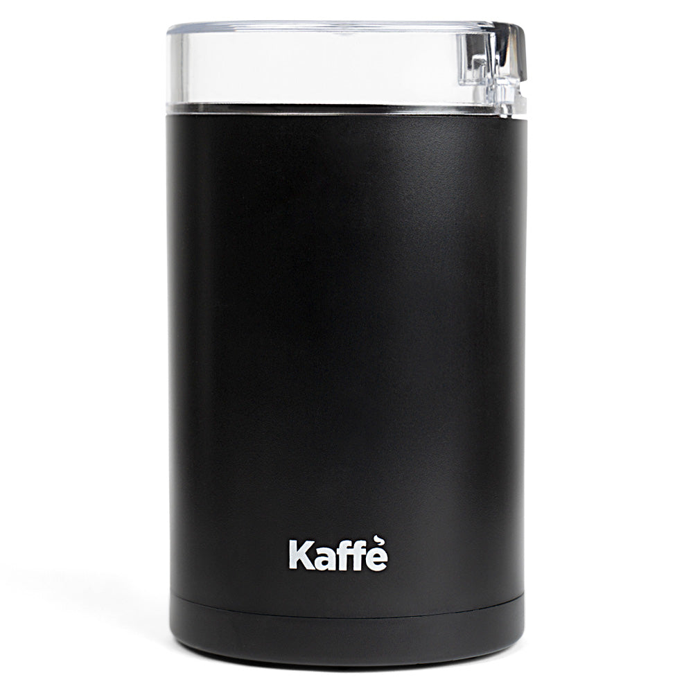 Kaffe Burr Coffee Grinder 20 Cup, Stainless Steel, Stealth Motor w/  Cleaning Brush 