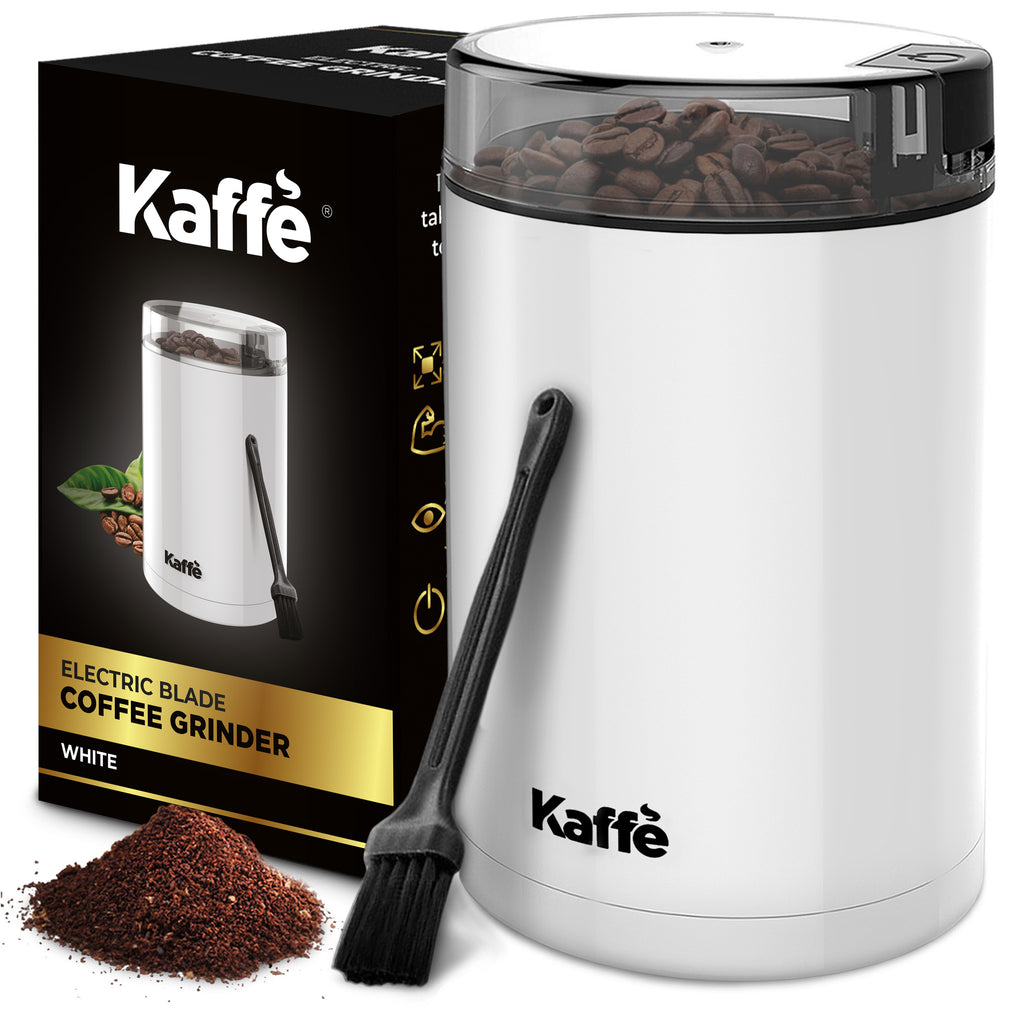 Electric Coffee Grinder by Kaffe White