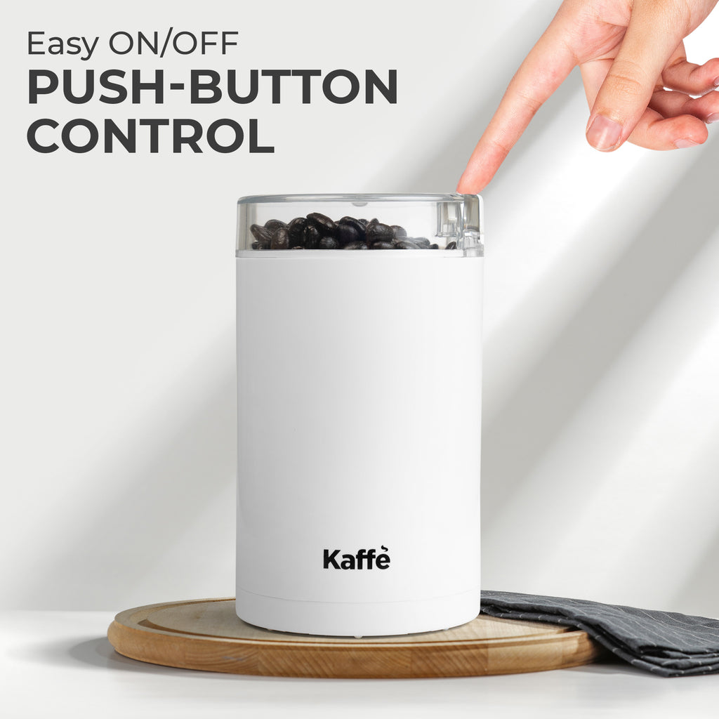 Kaffe KF2040 Electric Blade Coffee Grinder (White) Kaffe Products