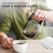 Coffee Maker (5-Cup) w/ Scoop, KFCM01