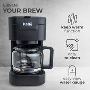 Coffee Maker (5-Cup) w/ Scoop, KFCM01