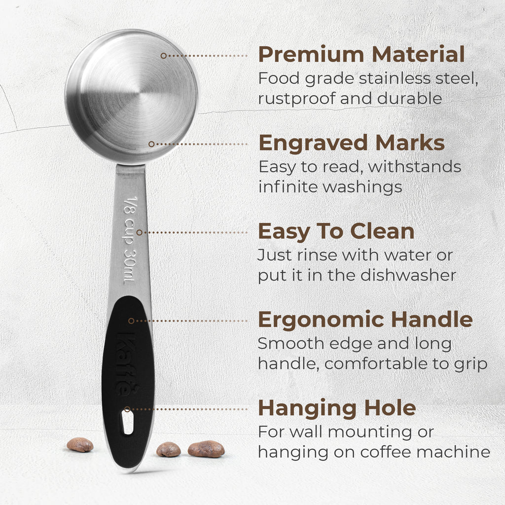 Coffee Measuring Spoon (1/8 cup), KFMS01 – Kaffe Products