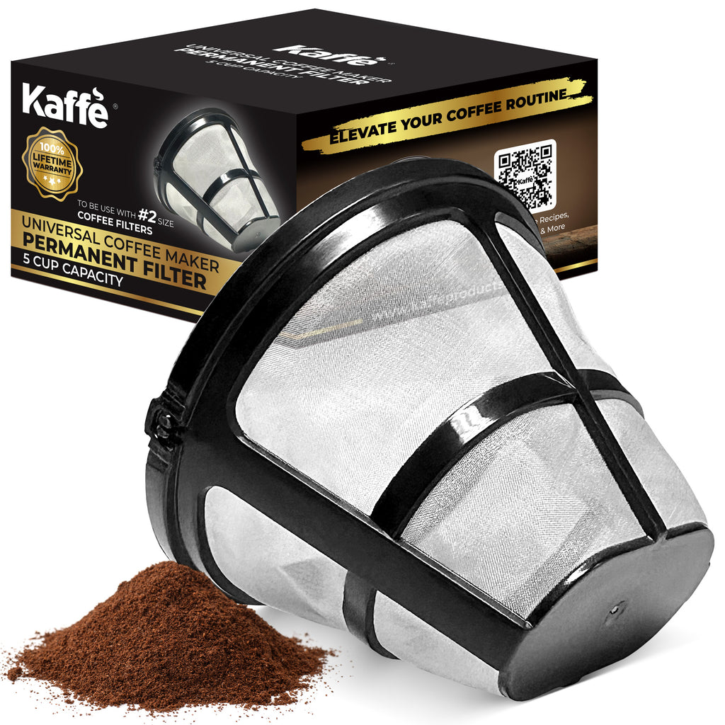 Universal Replacement Coffee Filter for 5-Cup Coffee Makers, KFPF05 – Kaffe  Products
