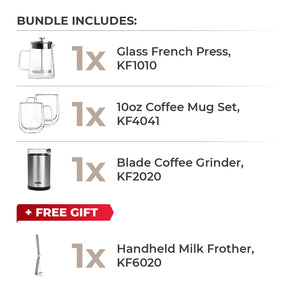 French Press Bundle, Glass