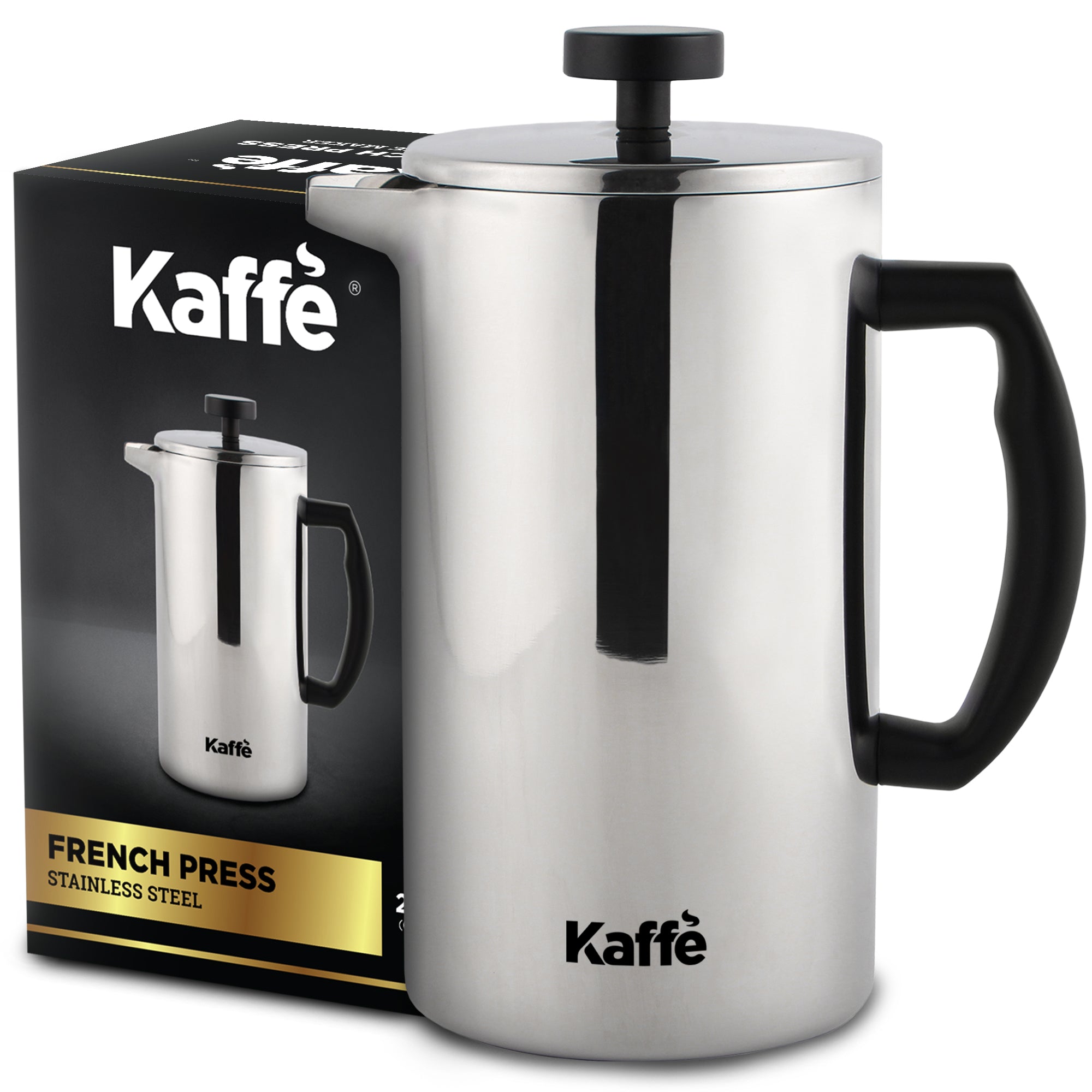 French – KF1020 Press Kaffe Products Stainless Steel