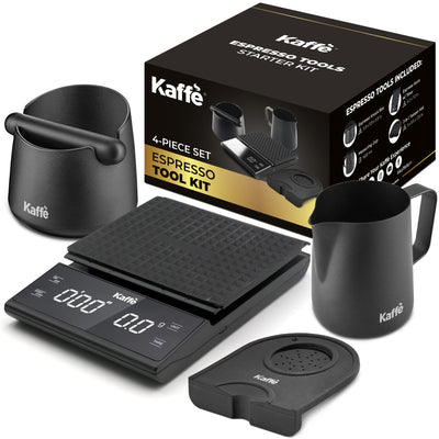 Espresso Starter Kit: Knock Box, Digital Scale, Tamper Mat, Milk Pitcher, KF1190