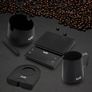 Espresso Starter Kit: Knock Box, Digital Scale, Tamper Mat, Milk Pitcher, KF1190