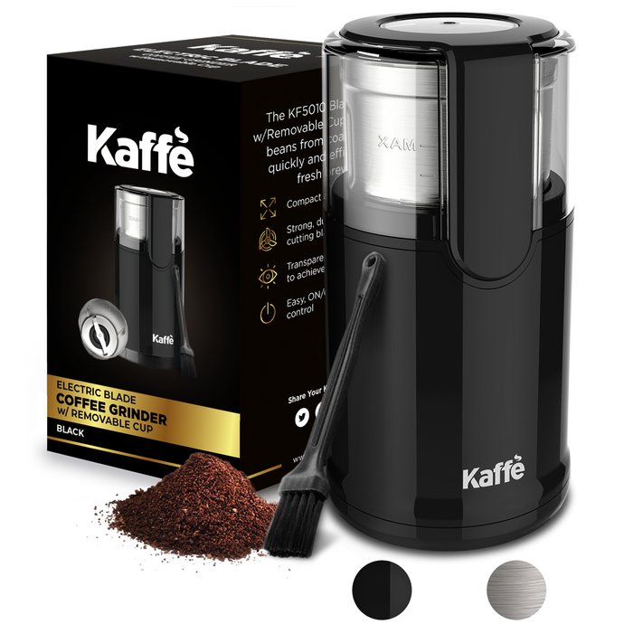 Electric Coffee Grinder: Cafetera Por Goteo y Molino Eléctrico Incorporado  (100% Portátil) - Kaffe Inka