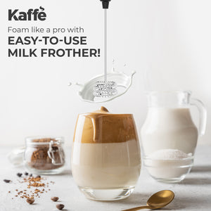 Usb Rechargeable Electric Milk Frother, Powerful Handheld Milk