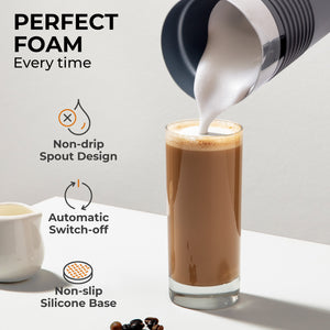 Pour-in Milk Frother w/ Silicone Base, KF6061