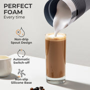 Pour-in Milk Frother w/ Silicone Base, KF6061