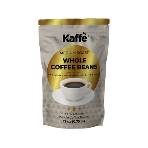 Kaffe Premium Whole Coffee Beans (Medium Roast)