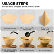 Organic Premium Coffee Filters 4, KFCF04B