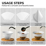 Organic Premium Coffee Filters 4, KFCF04W