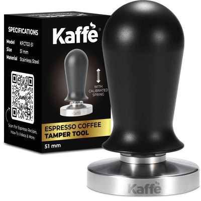 Espresso Tamper with Spring, 51mm, KFCT02-51