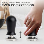 Espresso Tamper with Spring, 51mm, KFCT02-51