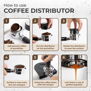 Lntyq Anello dosatore per caffè da 51 mm - Imbuto magnetico in Lntyq Anello dosatore per caffè da 51 mm - Imbuto magnetico in